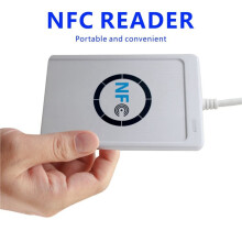 3X ACR122U RFID IC Lecteur de Carte à Puce Duplicateur Sans Contact Graveur Copieur Clone Inscriptible 13,56 MHz ID IC Carte Copieur