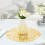 Gold Foil Glitter Placemats Round 33cm 16Pcs 3