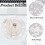 Gold Foil Glitter Placemats Round 33cm 16Pcs 8