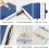 Hardcover Journal A4, linjeret, 320 sider, blå 2