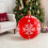 HBASD inflatable Christmas ball red snowflake 24 inch 4