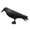 Crow decoy black feathered standing raven statue 1 piece 7