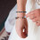 Bracciale da polso da uomo PATKAW con croce e perline 5
