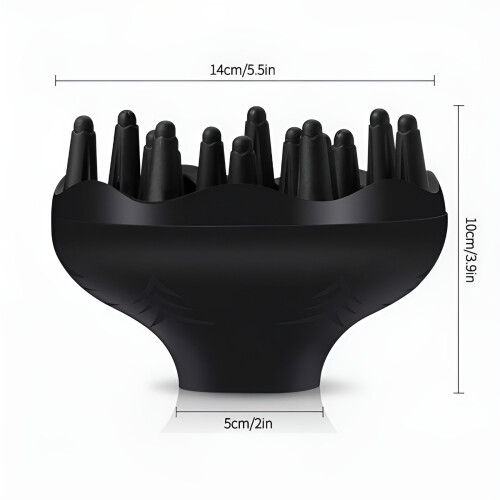 Accessoire diffuseur de cheveux HIBIBUD pour cheveux bouclés et ondulés 1