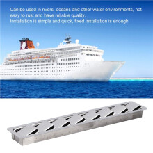 2X Boat Louver Vent Air Vent Grille Cover Marine Vent Grille Oblong Stainless Steel 8 Slots Grid Cover Boat Shutters