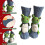 Κάλτσες 3D Knit Frog Unisex Γκρι Βαμβακερές 1 Ζεύγος 3