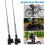 Motorcycle Flag Pole Holder with Handlebar Mount 2 pcs 8