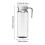 Acrylic Pitcher Clear BPA-Free 37.2 oz Octagonal with Lid 4