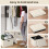 Storage Ottoman Leather Rectangle Foot Rest 17x13x13 in 4