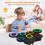 Portable electronic drum set 7-pad roll-up kit with pedals 4