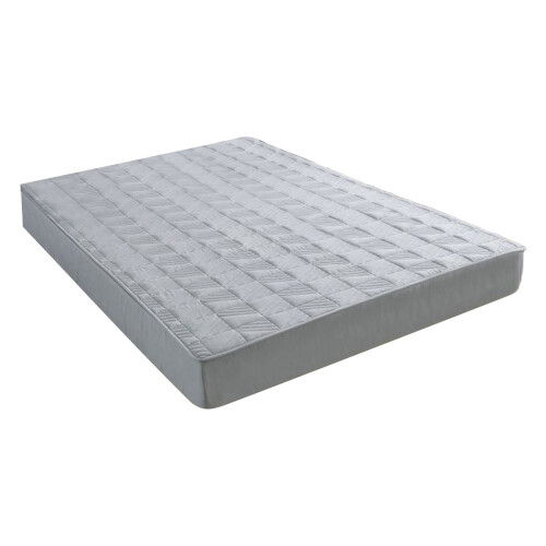 Drap-housse matelassé en coton uni, 1 pièce 1