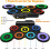 Portable electronic drum set 7-pad roll-up kit with pedals 2
