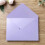 Sparkle Lilac A7 Envelopes 5.25x7.48 in 50 pcs 2