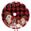 Weihnachtsbaumdecke Rot Schwarz Büffelkaromuster 120 cm 2
