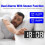 LED Alarm Clock for Student Bedroom White Large Display 3