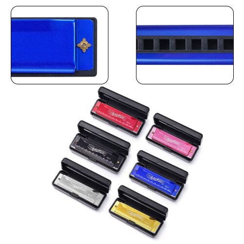 Harmonica 10-Hole Blues Deluxe in C Key 1