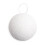 White foam Christmas ball ornaments, 6 pcs 2