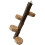 Wooden Parrot Perch Stand for Bird Cage 4
