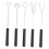Chocolate Forks Stainless Steel 5 Pcs Black 3