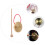 Golden Gong for Children Durable Percussion Instrument 3