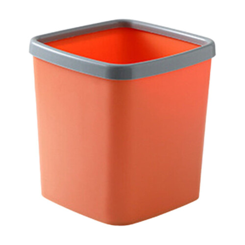Mini trash can plastic countertop bin with pressure ring 1