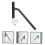 Handrail Bracket Sleek Outdoor Step Support 1 Set 6