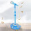 Kids Karaoke Machine with 2 Mics Adjustable Stand Flashing 8