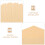 Minkissy yellow wedding envelopes decorative 10 pcs 3