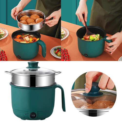 Non-Stick Mini Rice Cooker 1.5L Multifunctional Cooking Pot 1