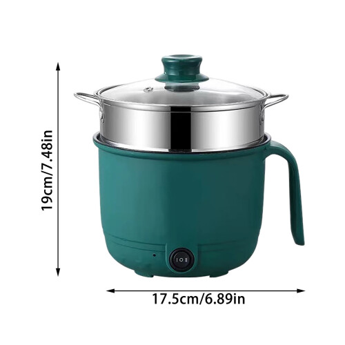 Non-Stick Mini Rice Cooker 1.5L Multifunctional Cooking Pot 2