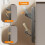 Bathroom Slipper Rack Wall-Mounted Non-Perforated Double-Layer Slipper Hanger Shoe Rack Foldable Storage Rack 6