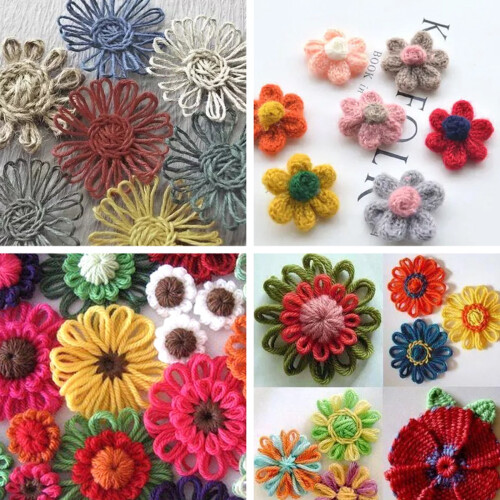 Knitting Loom Set Flower Pattern 9 pcs 1