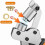 Eyelet Pliers Kit with 300 Eyelets Ø10 mm 3