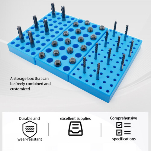 Router Bit Tray Organizer with Multiple Holes for Tool Box 2