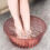 Plastic Transparent Wash Basin for Foot Soak Laundry Hand 4