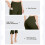 Women's High Waist Stretch Capri Pants Solid Color Split Hem 4