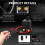 For Car 12V Remote Battery Disconnect Switch 250A Anti-Theft Remote Control Switch with Two Wireless Remote Control 5