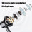 Wireless Bluetooth Earbuds Neckband IPX5 Waterproof with Mic 5
