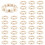Ronds de serviette en perles d'imitation et strass (100 pièces) 2