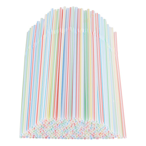 Paie de băut din plastic multicolor, 50-1000 buc. 1