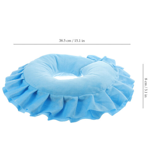 Spa Face Relax Pillow Blue for Massage Tables and Beauty 1