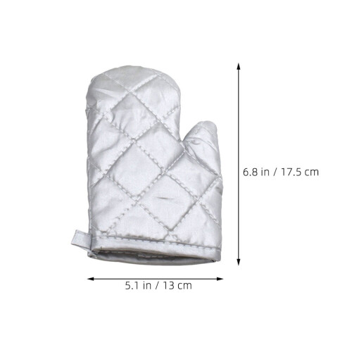 Mini maniques argentées pour enfants (lot de 4) 1