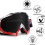 Γυαλιά Motocross UV400Grey με φακούς, αντιθαμβωτικά, ανθεκτικά στις κρούσεις 5