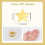 Κομφετί Gold Star PVC 80g (3oz) 2