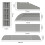 Robotic Vacuum Threshold Ramp Adjustable 68-77cm x 1.4-2.3cm 2