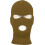 Face Covering Fine Knit Camel Three-Hole Cold Weather Mask 5