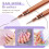 Metallic-Nagelkunstpinsel-Liner-Set, 5-teilig, 4–25 mm 7