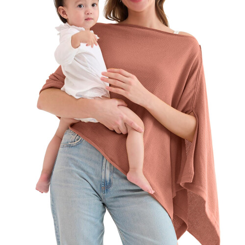 Silky Pashmina Shawl Women's Soft Double-Side Wrap Brick 1