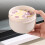 Tasse à soupe pour micro-ondes avec couvercle, compatible micro-ondes, 1 pièce 3