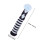 Golf Driver Headcover White Knitted Fabric 3 Pcs 2